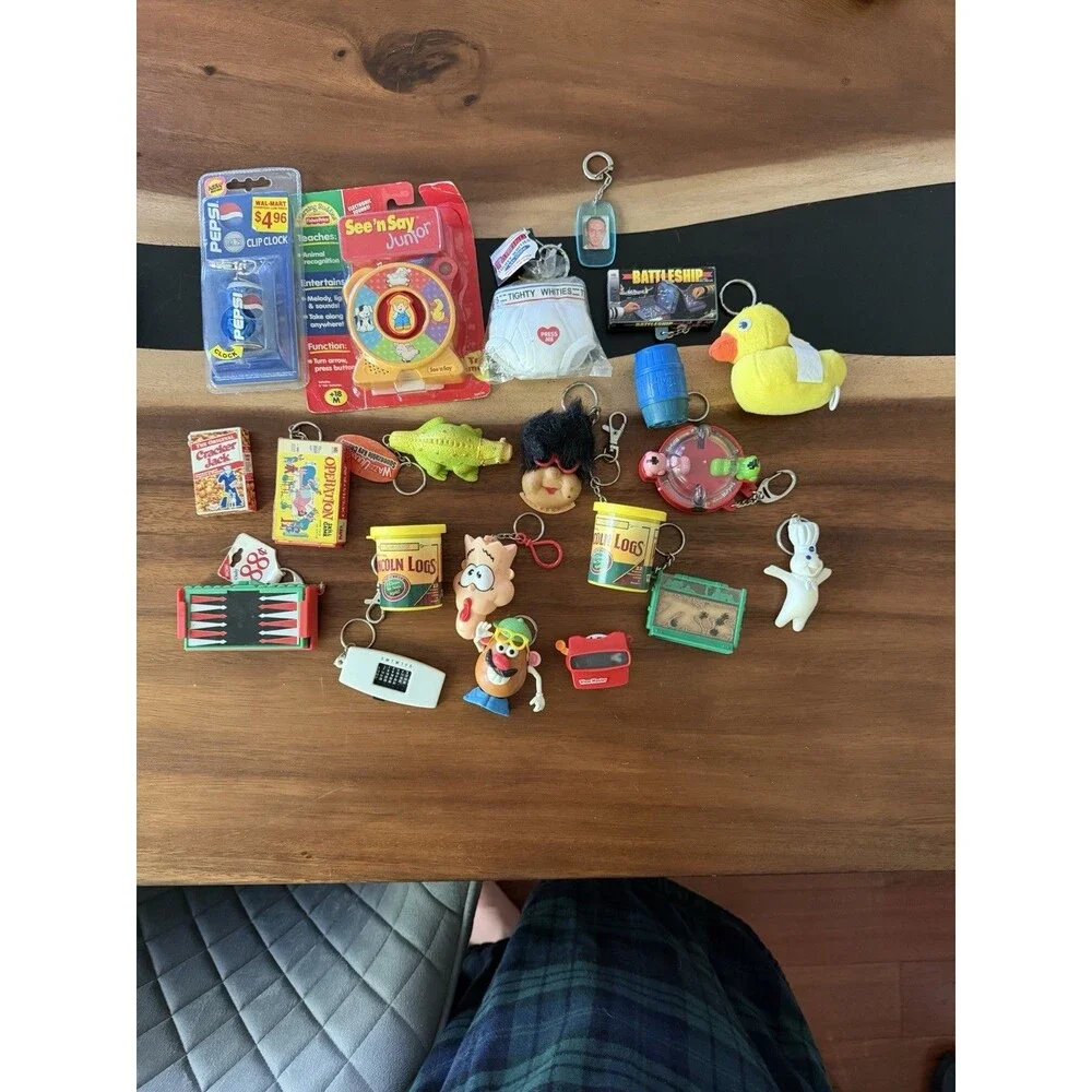 Basic Fun Really Works, Fisher Price Assorted Classic Games Keychain Lot